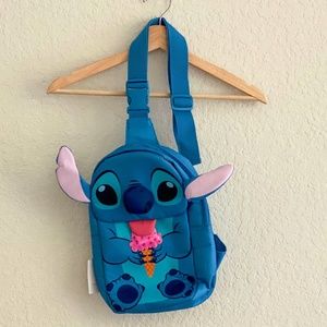 Shanghai Disneyland Stitch Crossbody Backpack